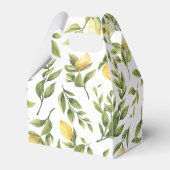 Lemon Sorrento Mediterranean Wedding Geschenkschachtel (Rückseite)