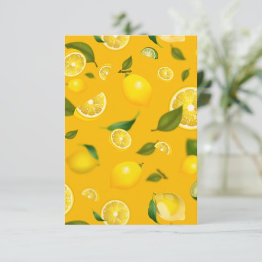 Lemon Sorte 7 Save The Date (Stehend Vorderseite)