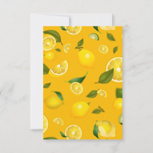 Lemon Sorte 7 Save The Date (Rückseite)