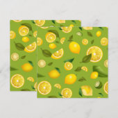 Lemon Sorte 8 Einladung (Vorne/Hinten)