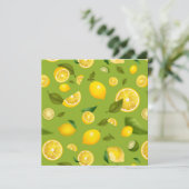 Lemon Sorte 8 Einladung (Stehend Vorderseite)