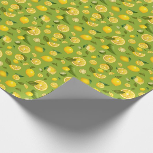 Lemon Sorte 8 Geschenkpapier (Ecke)