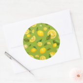 Lemon Sorte 8 Runder Aufkleber (Umschlag)