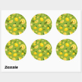 Lemon Sorte 8 Runder Aufkleber (Blatt)