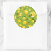 Lemon Sorte 8 Runder Aufkleber (Tasche)