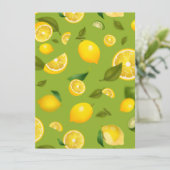 Lemon Sorte 8 Save The Date (Stehend Vorderseite)