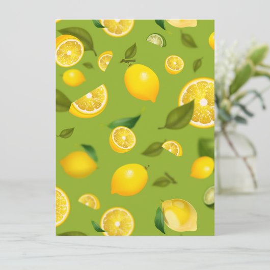 Lemon Sorte 8 Save The Date (Stehend Vorderseite)