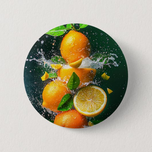 Lemon Splash Button (Vorderseite)