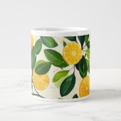"Lemon Splash Coffee Tasse" Jumbo-Tasse (Vorderseite)