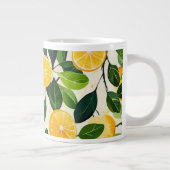 "Lemon Splash Coffee Tasse" Jumbo-Tasse (Rechts)