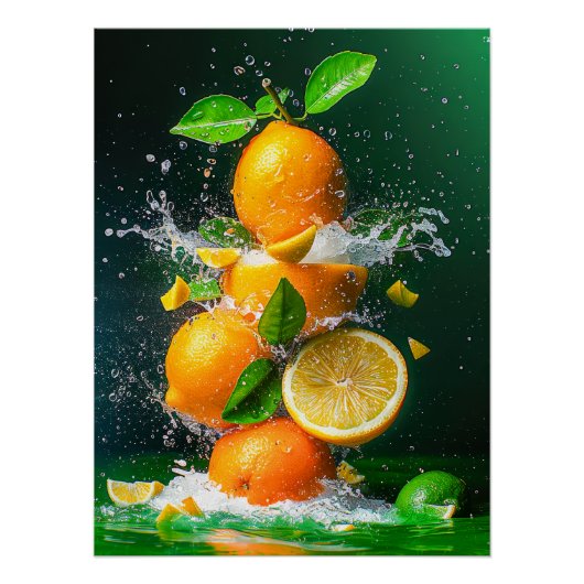Lemon Splash Poster (Vorderseite)