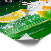 Lemon Splash Poster (Ecke)