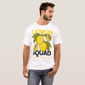 Lemon Squad Funny Lemonade Summer Citrus Frucht T-Shirt (Vorne ganz)