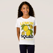 Lemon Squad Funny Lemonade Summer Citrus Frucht T-Shirt (Vorne ganz)