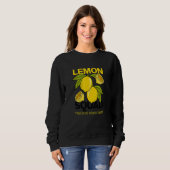 Lemon Squad Lemonade Summer Citrus Frucht Sweatshirt (Vorne ganz)