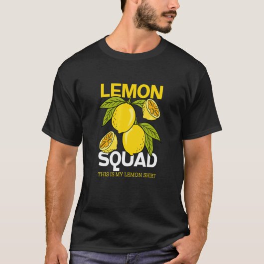 Lemon Squad Lemonade Summer Fruice T-Shirt (Vorderseite)
