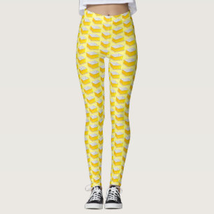Lemon Square Bar Konditorei Dessert Bake Sale Bake Leggings