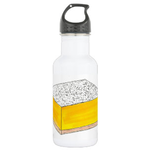 Lemon Square Bar Konditorei Dessert Bake Sale Gelb Trinkflasche