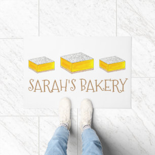 Lemon Square Bar Konditorei Dessert Küche Bäckerei Fußmatte