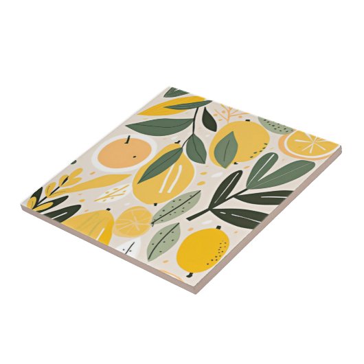 Lemon Square Fliese (Seite)