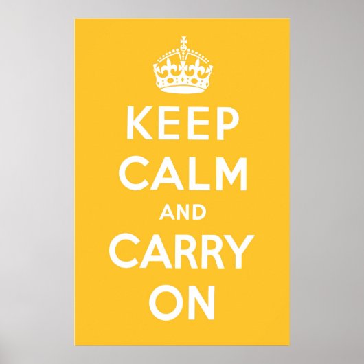 Lemon Square Yellow Poster (Vorne)