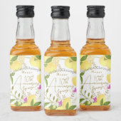 Lemon Squeeze  Alkoholflaschenetikett (Flaschen)