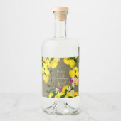 Lemon Squeeze  Alkoholflaschenetikett (Vorderseite)