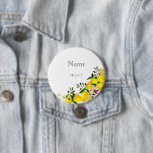 Lemon Squeeze Anniversary Name Button (Beispiel)