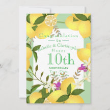 Lemon Squeeze Hochzeitstag Grün