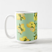 Lemon Squeeze Hochzeitstag Grün Kaffeetasse (Links)