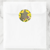 Lemon Squeeze Jubiläums Dankeschön Runder Aufkleber (Tasche)