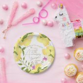 Lemon Squeeze Jubiläumsweiß Pappteller (Party)