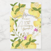 Lemon Squeeze  Lebensmitteletikett (Einzelnes Label)