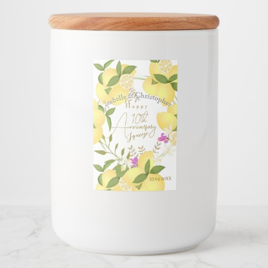 Lemon Squeeze  Lebensmitteletikett (Vorderseite)