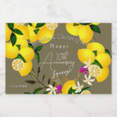 Lemon Squeeze  Schaumweinetikett (Einzelnes Label)