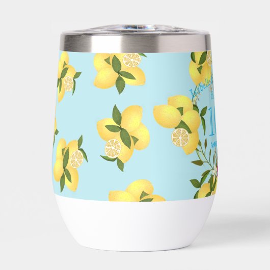 Lemon Squeeze Wedding Anniversary Blue (Vorderseite)