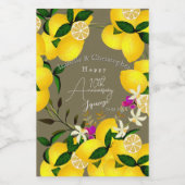 Lemon Squeeze  Weinetikett (Einzelnes Label)