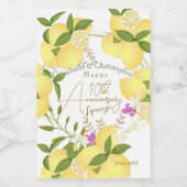 Lemon Squeeze  Weinetikett (Einzelnes Label)