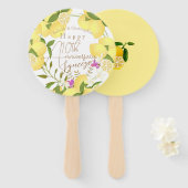 Lemon Squeeze White Fächer (Vorne und Hinten)