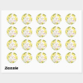 Lemon Squeeze White Sticker (Blatt)