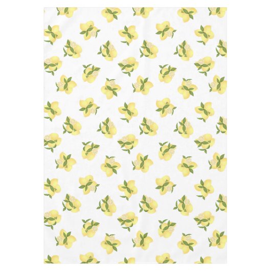 Lemon Squeeze White Tischdecke (Vorderseite)