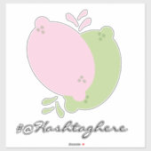 Lemon Squeezed Dripping Name Script Car Decal Aufkleber (Blatt)