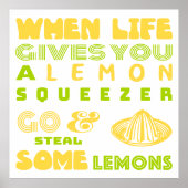 Lemon Squeezer Poster (Vorne)