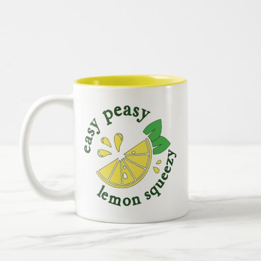 Lemon Squeezy Zweifarbige Tasse (Links)