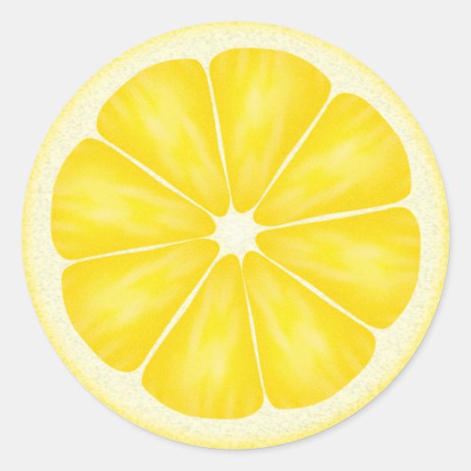 Lemon - SRF Runder Aufkleber (Vorderseite)