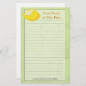 Lemon Stationery Briefpapier (Vorne/Hinten)