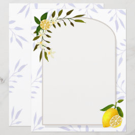 Lemon Stationery Paper