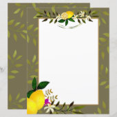 Lemon Stationery Paper (Vorne/Hinten)