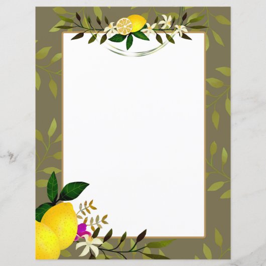 Lemon Stationery Paper (Vorderseite)