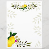 Lemon Stationery Paper (Vorderseite)
